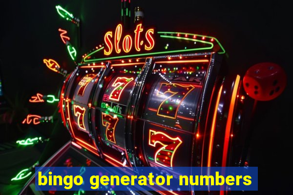 bingo generator numbers