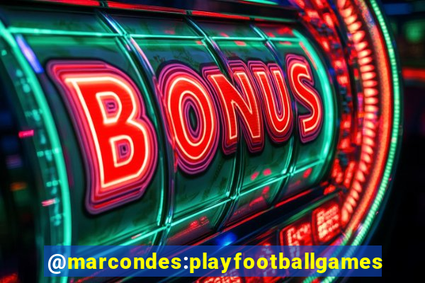 @marcondes:playfootballgames bingo football