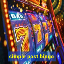 simple past bingo