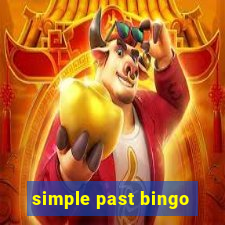 simple past bingo