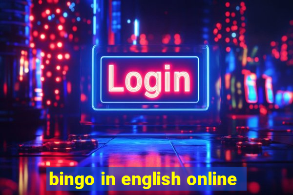 bingo in english online