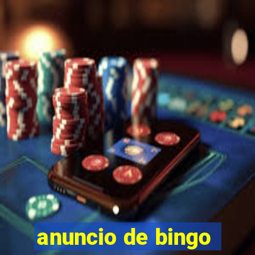 anuncio de bingo