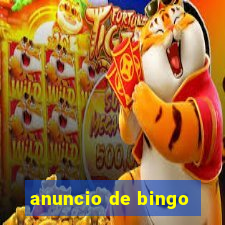 anuncio de bingo