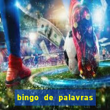 bingo de palavras para imprimir colorido