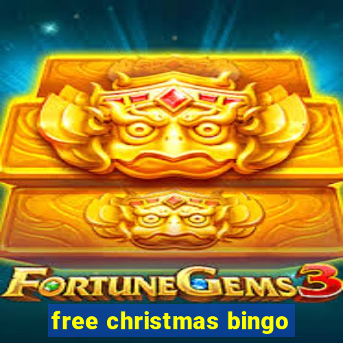 free christmas bingo