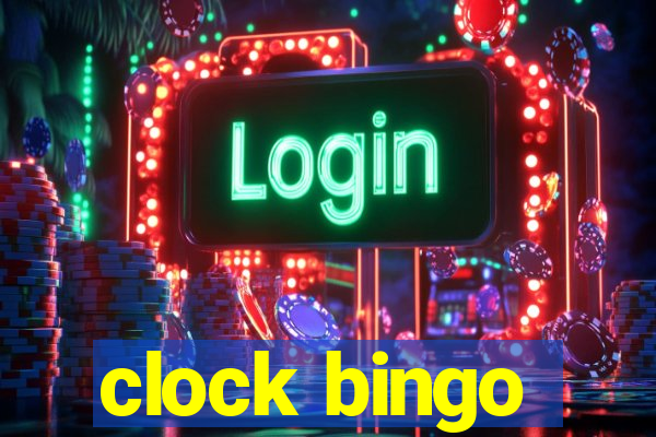 clock bingo