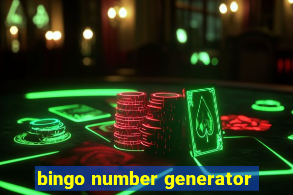 bingo number generator