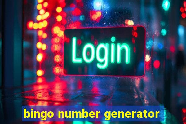 bingo number generator