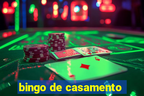 bingo de casamento