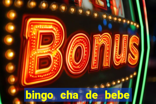 bingo cha de bebe cartelas para imprimir