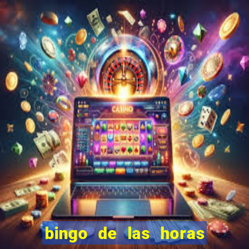 bingo de las horas para imprimir