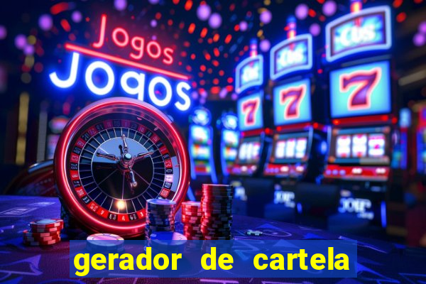 gerador de cartela de bingo