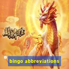 bingo abbreviations