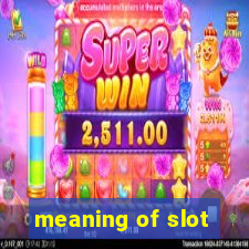 meaning of slot