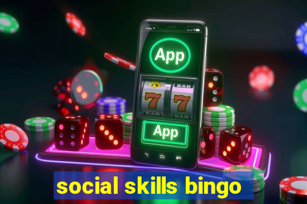 social skills bingo