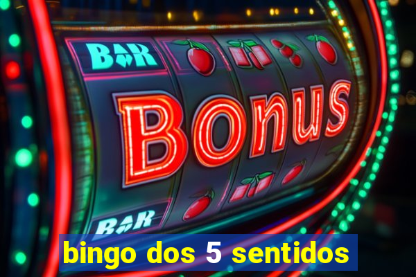 bingo dos 5 sentidos