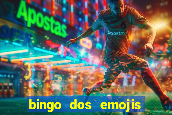 bingo dos emojis para imprimir