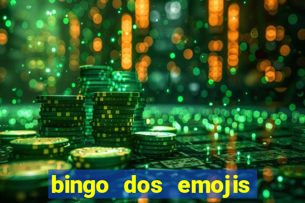 bingo dos emojis para imprimir