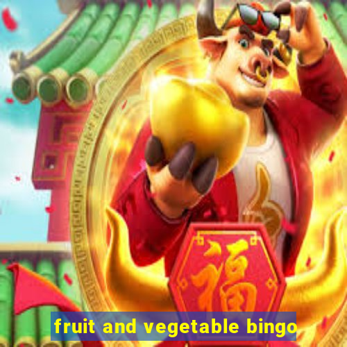 fruit and vegetable bingo