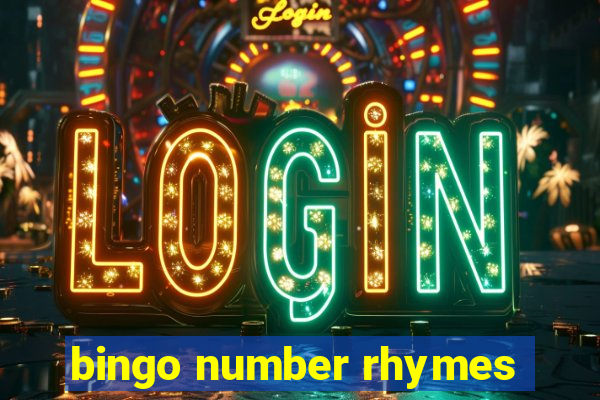 bingo number rhymes