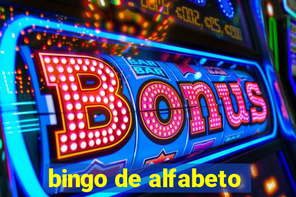 bingo de alfabeto