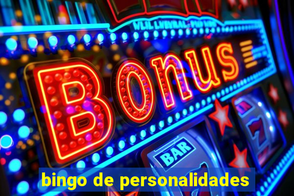 bingo de personalidades