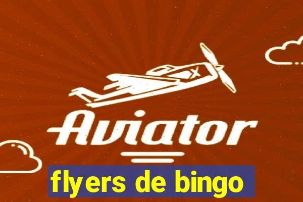 flyers de bingo